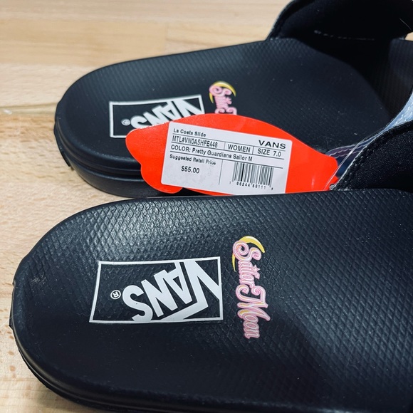 Vans x Pretty Guardian Sailor Moon La Costa Slides Women’s Sz 7, New Without Box - Picture 4 of 7